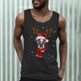 Family Matching Reindeer Xmas Boston Terrier Christmas Men Tank Top, novelty gifts, funny gifts