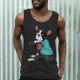 Father's Day Gift Dog Dad Boston Terrier i Love Dad Tattoo Men Tank Top, novelty gifts, funny gifts