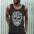 Halloween Costume Skull Boston Terrier Dog Lover Men Tank Top, novelty gifts, funny gifts