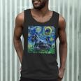 Scottish Terrier Starry Night Scotty Dog Art By Aja Men Tank Top, novelty gifts, funny gifts