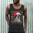 Ugly Xmas Sweater Santa Boston Terrier Dog Christmas For Men Women Kids Men Tank Top, novelty gifts, funny gifts