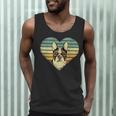 Vintage American Boston Terrier Lovers Valentine's Day Men Tank Top, novelty gifts, funny gifts