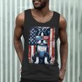 Vintage Boston Terrier Dog American USA US Flag Pets Lovers Tank Top Men Tank Top, novelty gifts, funny gifts