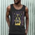Vintage Boston Terrier Dog Men Tank Top, novelty gifts, funny gifts