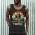 Vintage Boston Terrier Mom Dog Lovers Mother's Day Men Tank Top, novelty gifts, funny gifts