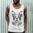 Boston Terrier Dog Bostie Nature Memorial Idea Men Women Men Tank Top, novelty gifts, funny gifts