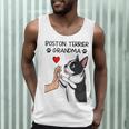 Boston Terrier Grandma Mother's Day Dog Mom Men Tank Top, novelty gifts, funny gifts