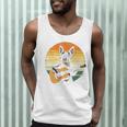 Boston Terrier Guitar Retro Men Tank Top, novelty gifts, funny gifts