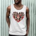 Boston Terrier Heart Valentine Boston Terrier Men Tank Top, novelty gifts, funny gifts