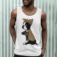 Boston Terrier Lover I Love Mom Tattoo Leopard Men Tank Top, novelty gifts, funny gifts