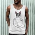 Boston Terrier In The Pocket Cute Boston Terrier Dog Lovers Men Women Girls Kids Men Tank Top, novelty gifts, funny gifts