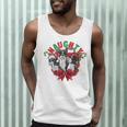 Boston Terrier Santa Claus Elf Reindeer Christmas Dog X-Mas Men Tank Top, novelty gifts, funny gifts
