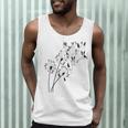 Dandelion Boston Terrier Flower Floral Bostie Tree Men Tank Top, novelty gifts, funny gifts