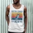 Dog Boston Terrier Mom Vintage Boston Terrier Mom Men Tank Top, novelty gifts, funny gifts