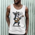 Dog Playing Guitar Singing Boston Terrier For Men Women Girls Kids Men Tank Top, novelty gifts, funny gifts