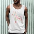 Floral FLower Boston Terrier Mom Grandma Men Tank Top, novelty gifts, funny gifts