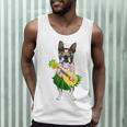 Hawaiian Boston Terrier Dog Pineapple Ukulele Summer For Men Women Girls Kids Men Tank Top, novelty gifts, funny gifts