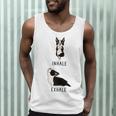 Inhale Exhale Yoga Boston Terrier Tshirt Men Tank Top, novelty gifts, funny gifts