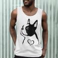 I Love My Boston Terrier Dog With Heart Men Tank Top, novelty gifts, funny gifts