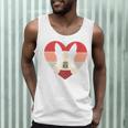 Retro Heart Boston Terrier Dog Vintage Valentine Men Tank Top, novelty gifts, funny gifts