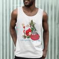 Santa Ugly Christmas Tree Lights Boston Terrier Dog Lover Men Tank Top, novelty gifts, funny gifts