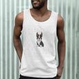 Ugly Xmas Sweater Style Boston Terrier Reindeer Christmas Men Tank Top, novelty gifts, funny gifts