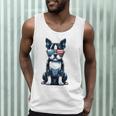 USA Flag Boston Terrier Best Dog Mom Ever 2025 Men Tank Top, novelty gifts, funny gifts