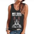 Boston Terrier American Gentleman Dog Lover I'm Well Trained Flowy Tank, trending gift