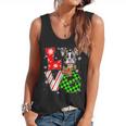 Boston Terrier Christmas Tree Lights Santa Dog Xmas For Men Women Kids Flowy Tank, trending gift