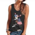 Boston Terrier Dog Merica 4th Of July Usa American Flag Men Flowy Tank, trending gift