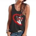 Boston Terrier Dog Mom Dad Valentine’s Day Pet Lover For Men Women Kids Flowy Tank, trending gift