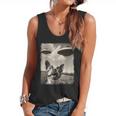 Boston Terrier Dog UFO Alien Extraterrestrial Selfie Flowy Tank, trending gift