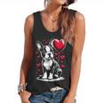 Boston Terrier Dog Valentine's Day Dog Owner Flowy Tank, trending gift