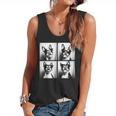 Boston Terrier Dogs With Sunglasses Photo Pets Meme Flowy Tank, trending gift