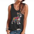 Boston Terrier Floral Vintage Dog Mom Distressed Men Women Kids Flowy Tank, trending gift