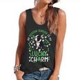 My Boston Terrier Is My Lucky Charm Paw Dog St Patrick's Day Flowy Tank, trending gift