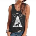 Boston Terrier Mom Dad Dog Alien UFO For Men Women Flowy Tank, trending gift