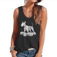 Bull Terrier Skeleton Birthday Halloween Kids Flowy Tank, trending gift