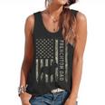 Frenchton Dad French Bulldog Boston Terrier Camo USA Flag Flowy Tank, trending gift