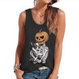 Halloween Skeleton Boston Terrier Flowy Tank, trending gift