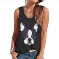 Kids Boston Terrier Dog For Women And Girls Flowy Tank, trending gift