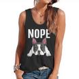 Nope Boston Terrier Puppy Dog Bostie Lover Men Women Girls Kids Flowy Tank, trending gift