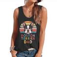 Retro Boston Terrier Dad Flowy Tank, trending gift