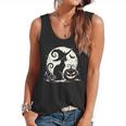 Scary Halloween Cat Costume Retro Cat Moon For Men Women Kids Flowy Tank, trending gift