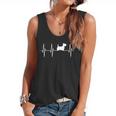 Scottish Terrier Dog Heartbeat Scottie Dog Lover T-Shirt Flowy Tank, trending gift