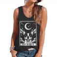 Tarot Card Vintage Crescent Moon Boston Terrier Dog Mom Flowy Tank, trending gift