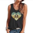 Vintage American Boston Terrier Lovers Valentine's Day Flowy Tank, trending gift