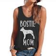 Vintage Boston Terrier Mom Dog Owner Bostie Mother Flowy Tank, trending gift