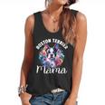 Watercolor Floral Boston Terrier Mama Dog Lover Mother's Day For Men Women Girls Kids Flowy Tank, trending gift