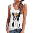 Boston Terrier Dog Wearing Crown For Men Women Girls Kids Flowy Tank, trending gift